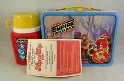 1980 VINTAGE STAR WARS EMPIRE STRIKES BACK LUNCHBOX & THERMOS **TAGS UNUSED**