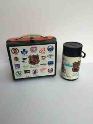 RARE Early 1970s Vintage NHL Hockey Lunchbox and Thermos Golden Seals Variant