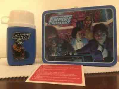 VINTAGE MINT CONDITION 1980 STAR WARS THE EMPIRE STRIKES BACK LUNCHBOX & THERMOS