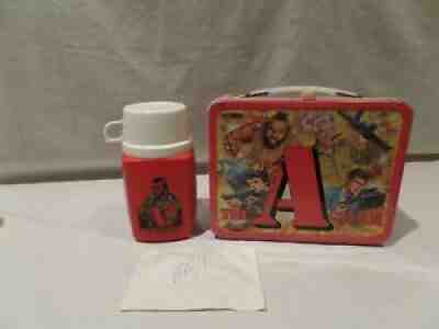 Vintage 1983 The A-Team Thermos Brand Plastic Lunch Box Mr T