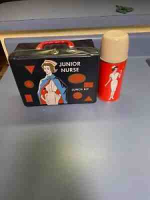 Rare Lunch Box 1963 Nurse Lunch Box Vinyl Junior Nurse Lunch