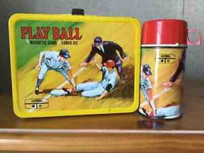VINTAGE PLAYBALL LUNCHBOX AND THERMOS