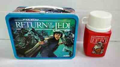 1983 THERMOS CO. Star Wars ROTJ Return of the Jedi Wicket Lunchbox (1D)