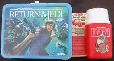 1983 THERMOS CO. Star Wars ROTJ Return of the Jedi Wicket Lunchbox (1D)