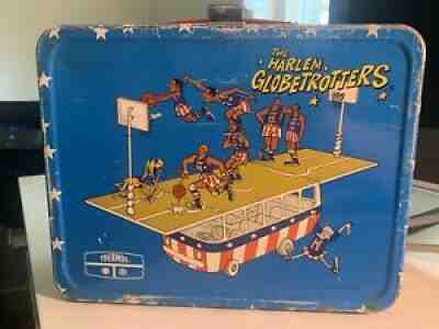 Vintage 1970s Harlem Globetrotters Lunch Box with Thermos!