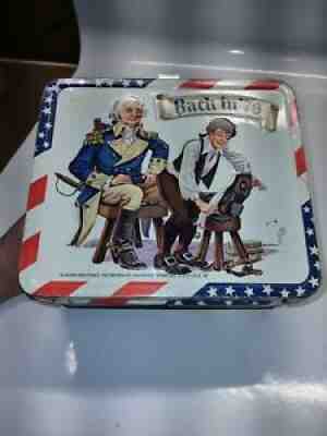 BACK IN '76 Metal LUNCHBOX and THERMOS Vintage BICENTENNIAL