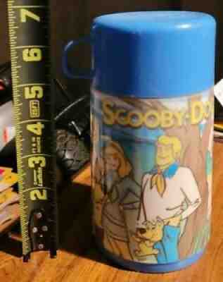 Scooby Doo Thermos Soft Lunchbox Vinyl Plush Dimensional Hanna Barbera  Vintage