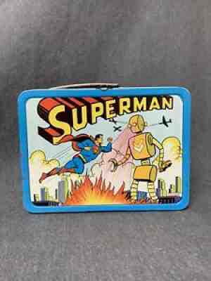 Wonderful Vintage 1954 Superman Lunchbox