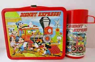  Vintage 1979 Disney Express Metal Aladdin Lunch BOX