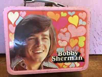 BOBBY SHERMAN METAL LUNCH BOX & THERMOS!!Â  VINTAGE!! RARE!!