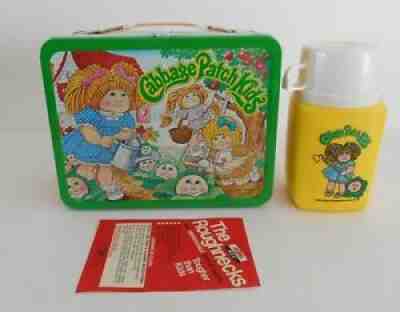 Sold at Auction: Cabbage Patch Kids Vintage Lunchbox and Thermos