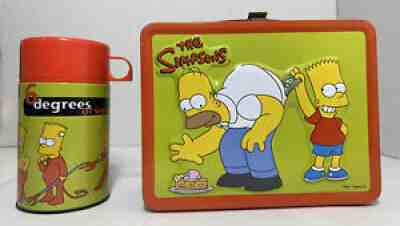 Collectible Simpsons Pin Pals Metal Lunch Box