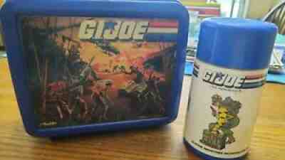 Vintage 1986 Aladdin GI Joe Lunchbox With Tiger Force Thermos