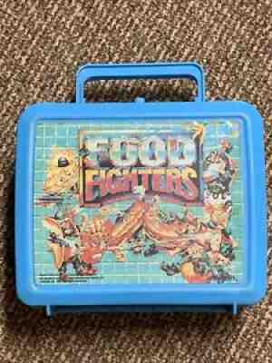 Vintage, 1988 FOOD FIGHTERS Lunchbox with Thermos