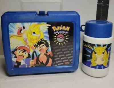 Vintage 2000 Pokemon Thermos Gotta Catch 'em All Thermos COMPLETE GC !  pics..