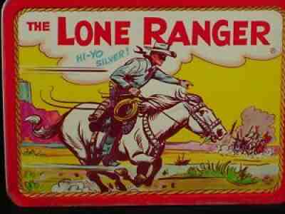 Lone Ranger - Key Box - Vintage Metal Lunchbox RARE IN THIS CONDITION!