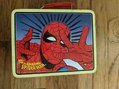 Vintage The Amazing Spiderman Thermos 1990 Great Condition