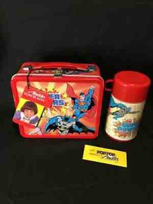 VTG 1983 DC Comics Super Powers Aladdin Metal Lunchbox