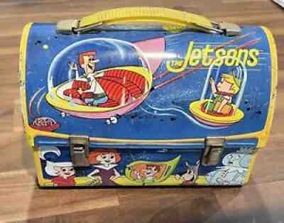 1963 Aladdin Hanna-Barbera The Jetsons Metal Domed Lunchbox & Thermos