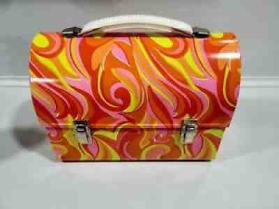 Laugh-In Psychedelic V. Metal Lunchbox Vintage New/Unused W/ Thermos Joe Soucy)