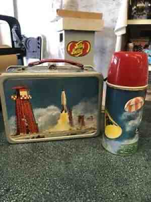 Vtg. 1963 EXTREMELY RARE Thermos Orbit John Glenn Space Launch