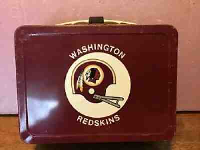 Washington Redskins vintage Lunchbox rare with Thermos