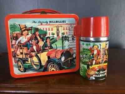 VINTAGE BEVERLY HILLBILLIES LUNCHBOX AND THERMOS