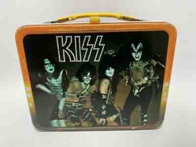 RARE VINTAGE KISS LUNCHBOX w/ THERMOS! VG! ‘77