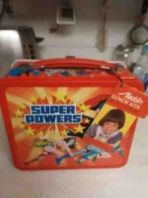VTG 1983 DC Comics Super Powers Aladdin Metal Lunchbox