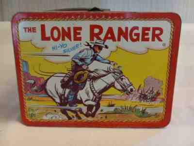 Vintage 1954 Lone Ranger Metal Lunch Box