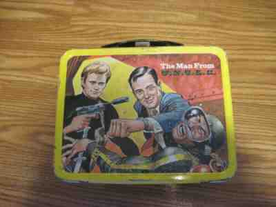 Vintage 1966 The Man From UNCLE Metal Lunch Box And Thermos