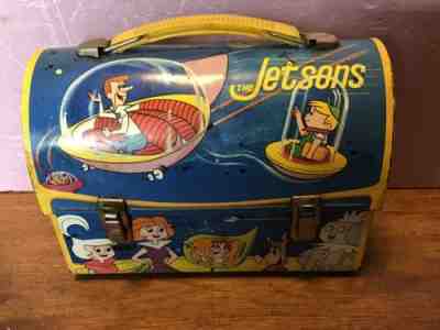 The Jetsons Lunch Box & Thermos 1963 Aladdin Metal Vintage