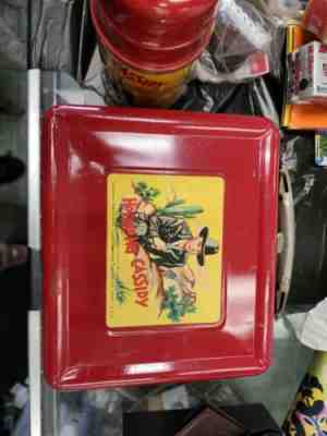 1950 Hopalong Cassidy Metal Lunch Box - Ruby Lane