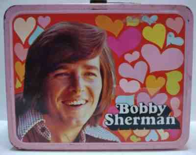 Bobby Sherman - Metal Lunchbox and Thermos - Vintage 1972