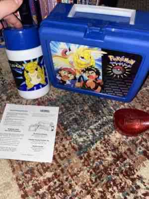 1999 Vintage Pokemon Thermos Blue “gotta Catch Em All” Nintendo