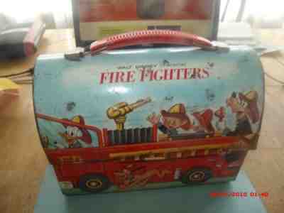 Sold at Auction: Disney Character Firefighters Lunchbox and Thermos