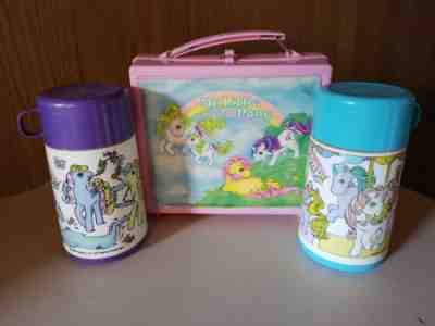 Vintage My Little Pony Aladdin Lunch Box & Thermos 1986 - Rare Canadian