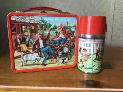 VINTAGE BEVERLY HILLBILLIES LUNCHBOX AND THERMOS