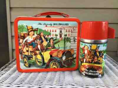 VINTAGE BEVERLY HILLBILLIES LUNCHBOX AND THERMOS