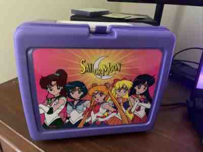 Sailor Moon Lunch Box Thermos Brand Vintage Purple