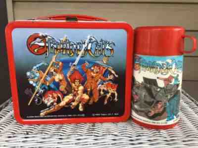 1985 Thundercats metal Lunchbox with Thermos