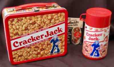 Vintage CRACKER JACK Lunchbox & Thermos - 1st Junk Food (1979) C-9.5 Mint WOW!!!
