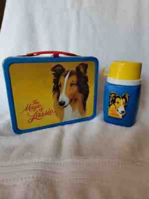 Vintage 1978 The Magic of Lassie Metal Lunchbox w Thermos Great Condition!