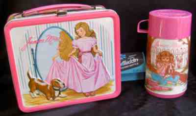 Vintage JUNIOR MISS Lunchbox & Thermos - Basset Hound -NOS (1978) C-9.5 Mint!