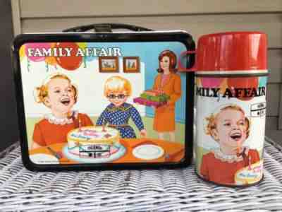 VINTAGE FAMILY AFFAIR LUNCHBOX AND THERMOS