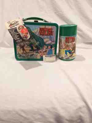 Rare Vintage 1975 Land of the Lost Metal Lunchbox W/ Thermos Nr Mint Unused Tags