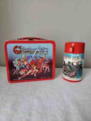 1985 Thundercats metal Lunchbox with Thermos