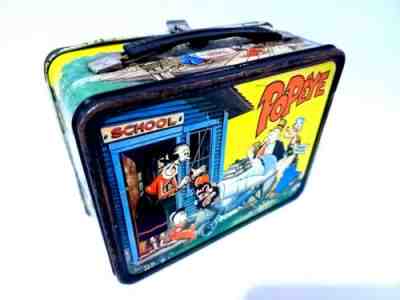 Popeye The Sailor Man Vintage Metal Lunchbox 1964 King Features Syndicate Inc.