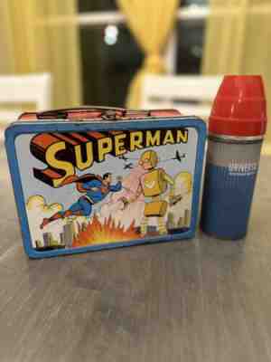 1954 Superman vintage Lunch box