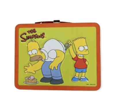 Collectible Simpsons Pin Pals Metal Lunch Box